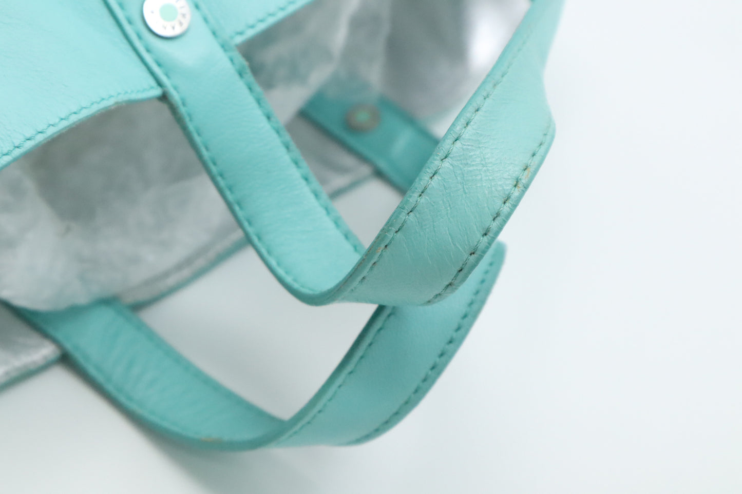 Tiffany&Co. Avenue Shopper Tote in Tiffany Blue Leather