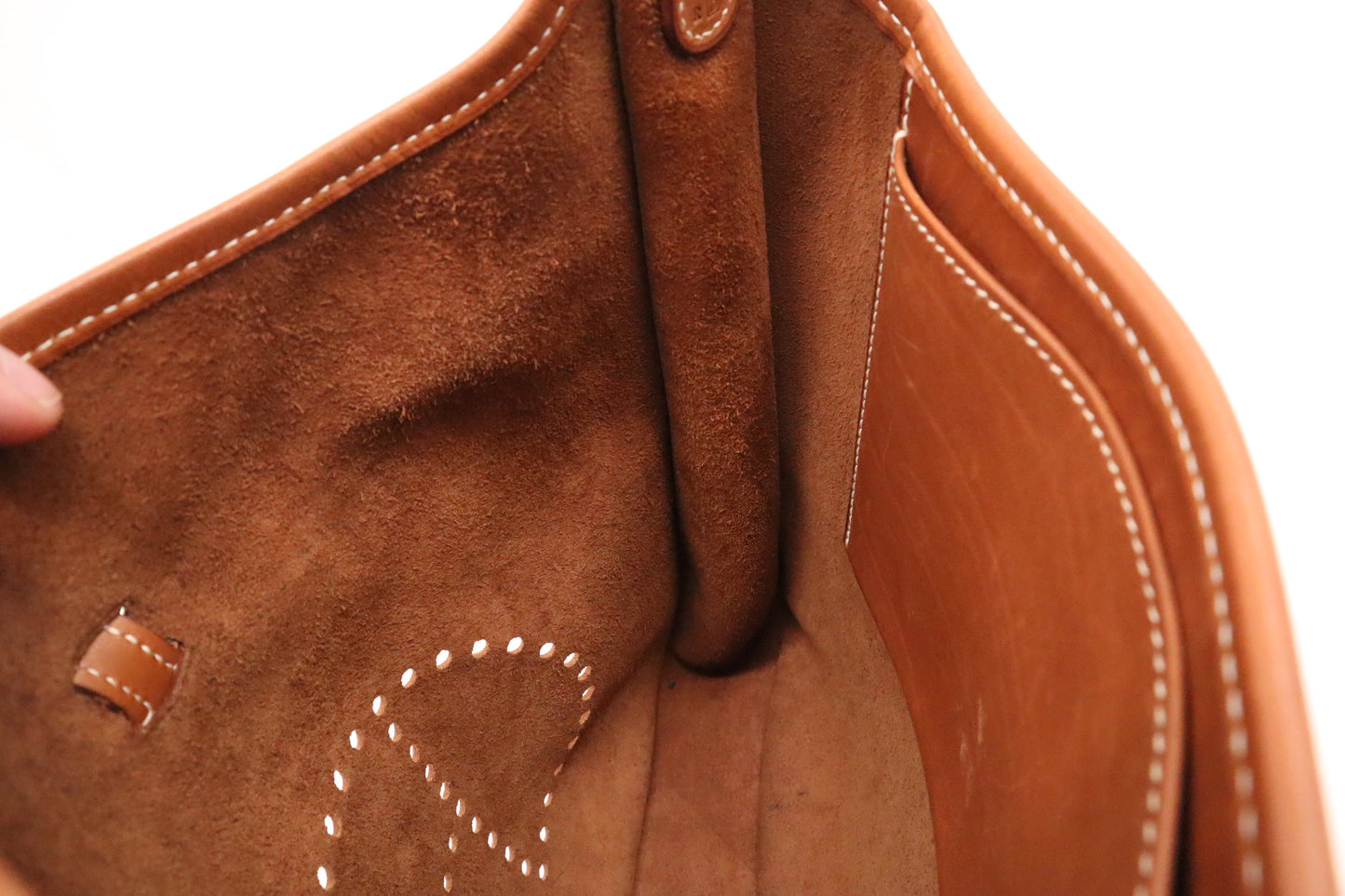 Hermes Evelyne PM in Brown Leather