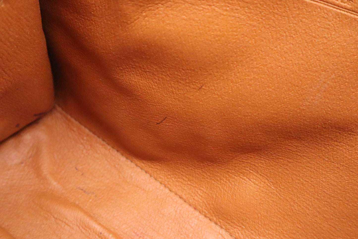 MCM Pouch in Cognac Visetos Canvas