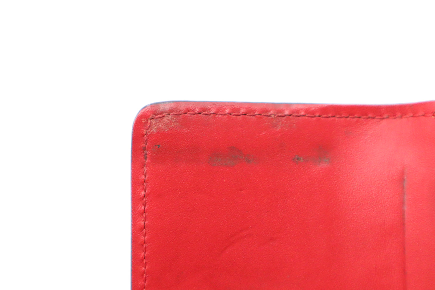 Louis Vuitton 4 Key Cles in Red Pomme d'Amour Vernis Leather