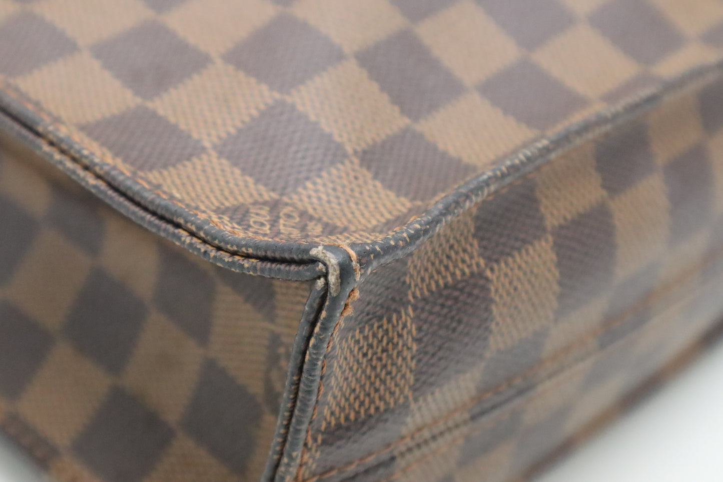 Louis Vuitton Sac Plat in Damier Ebene Canvas