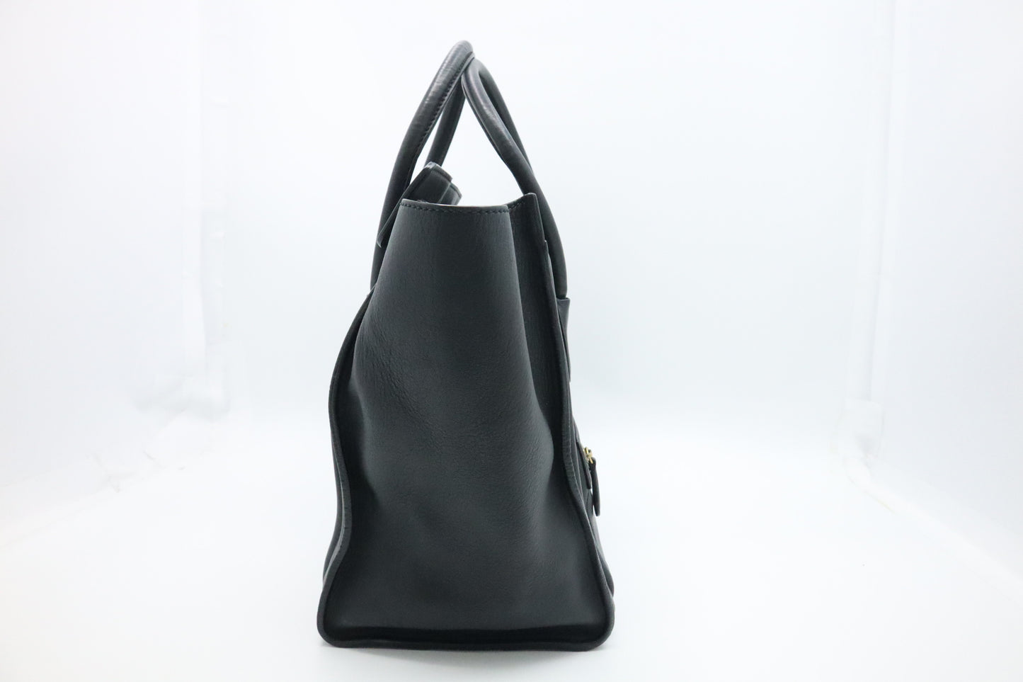 Celine Mini Luggage in Black Leather