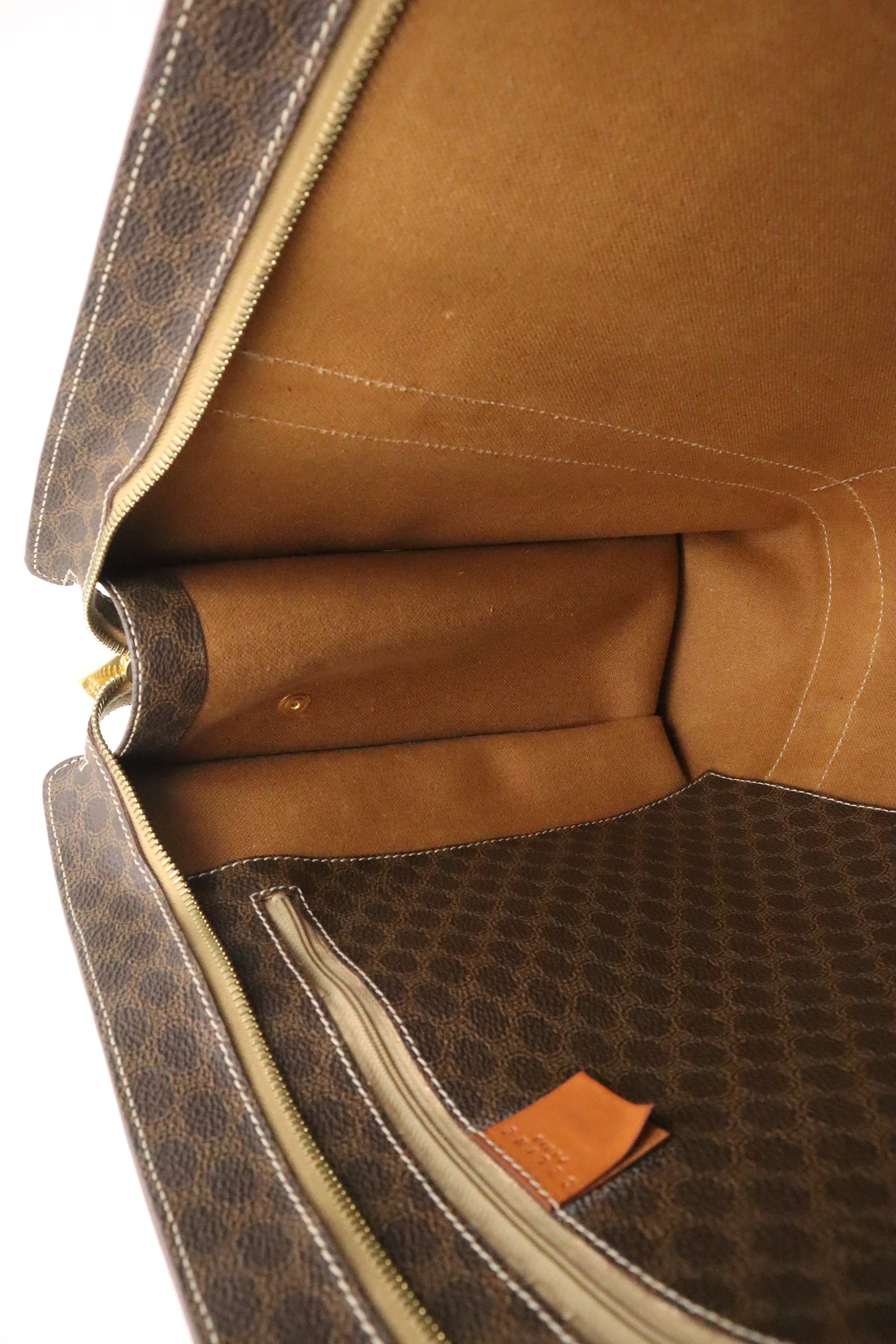 Celine Tote Bag in Brown Macadam Canvas