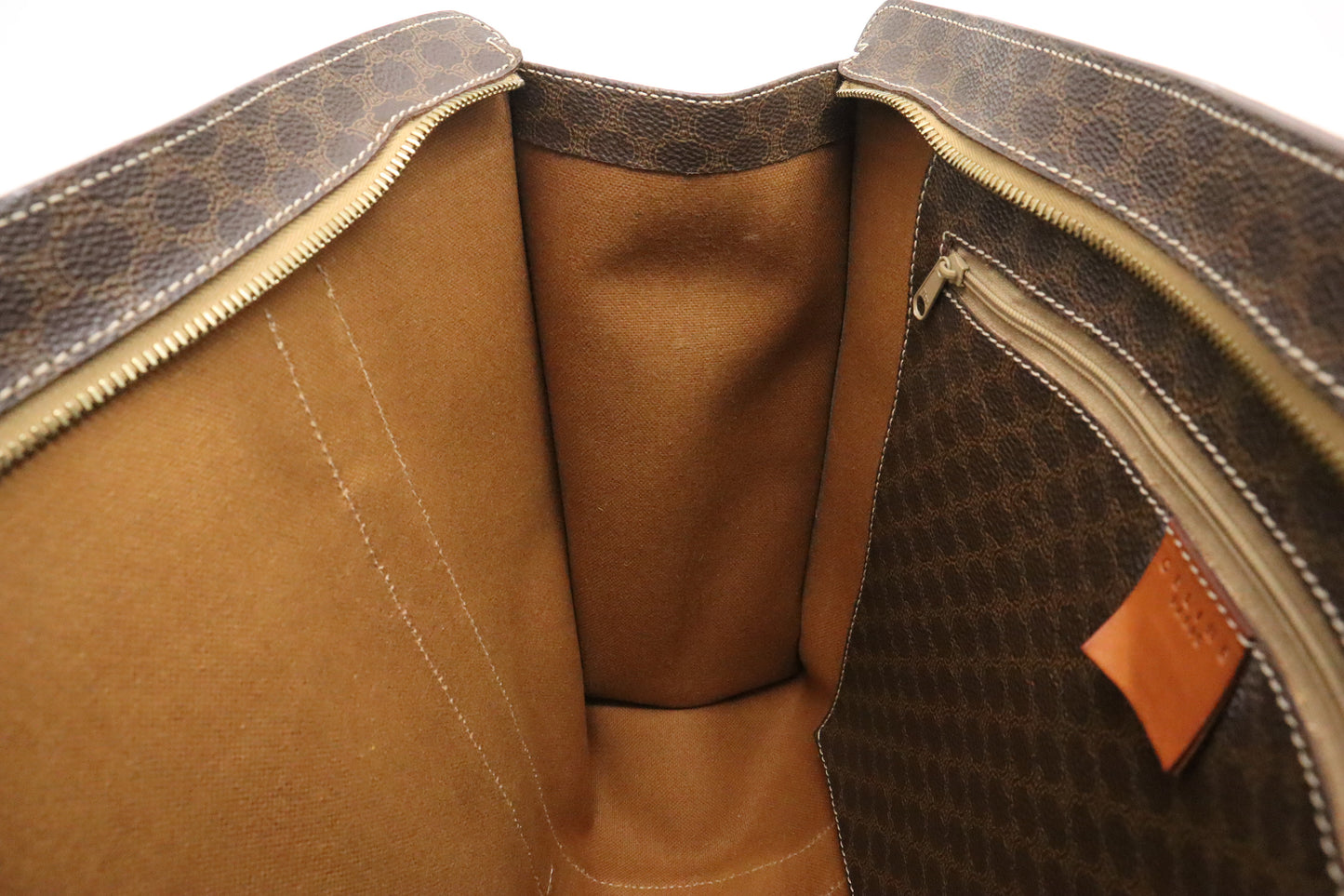 Celine Tote Bag in Brown Macadam Canvas