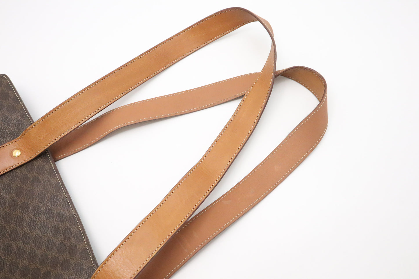 Celine Tote Bag in Brown Macadam Canvas