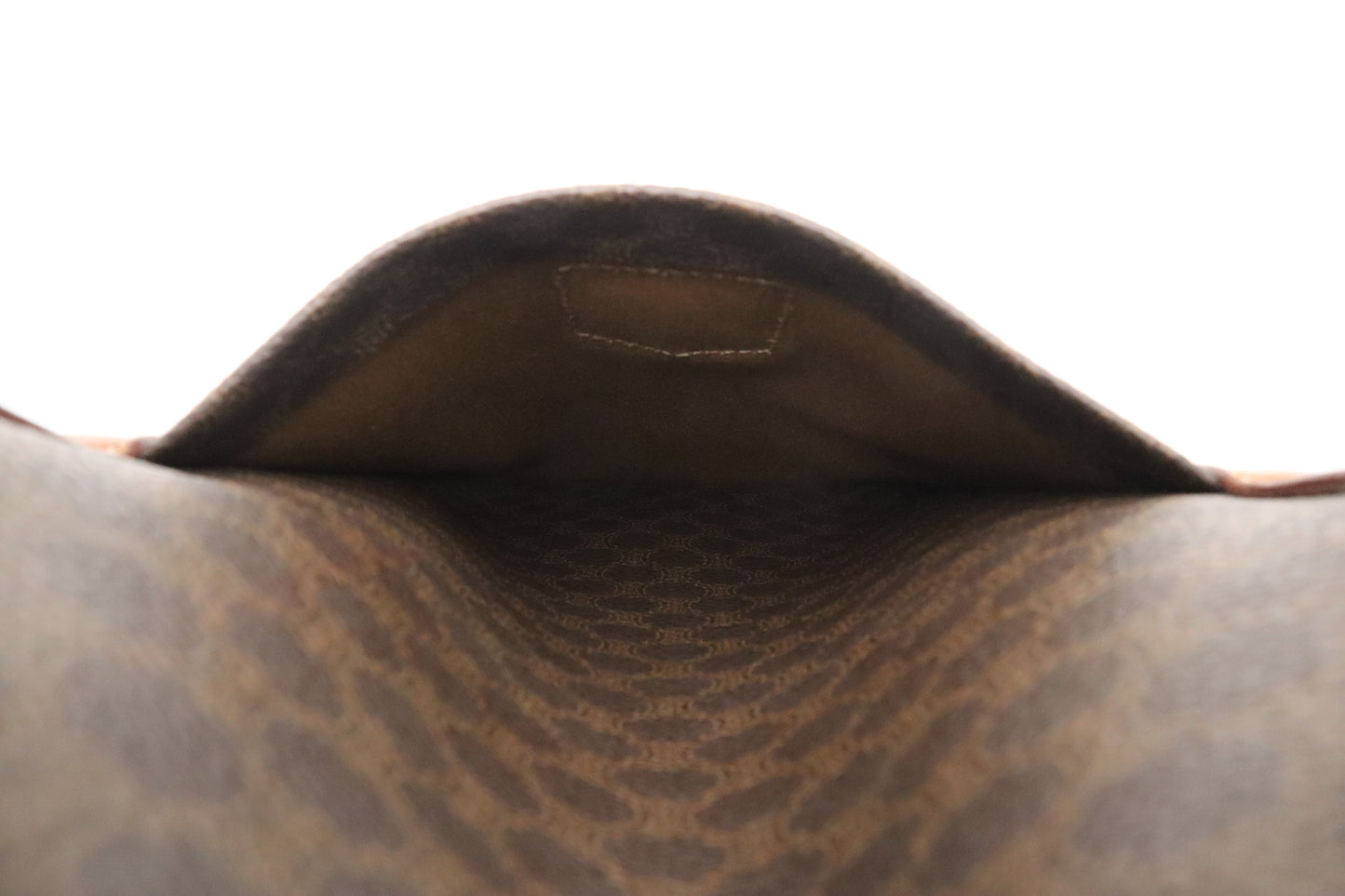 Celine Tote Bag in Brown Macadam Canvas