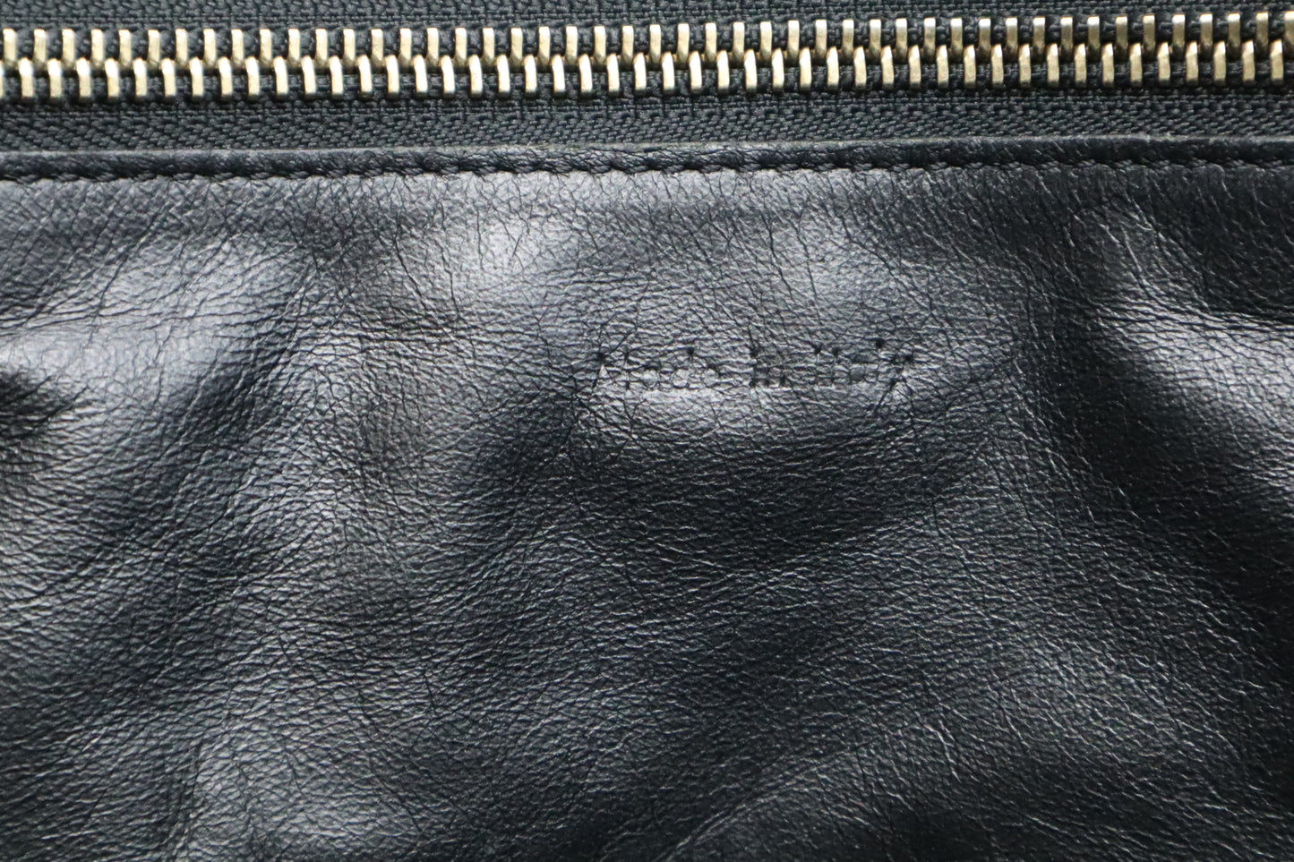 Celine Mini Luggage in Black Leather