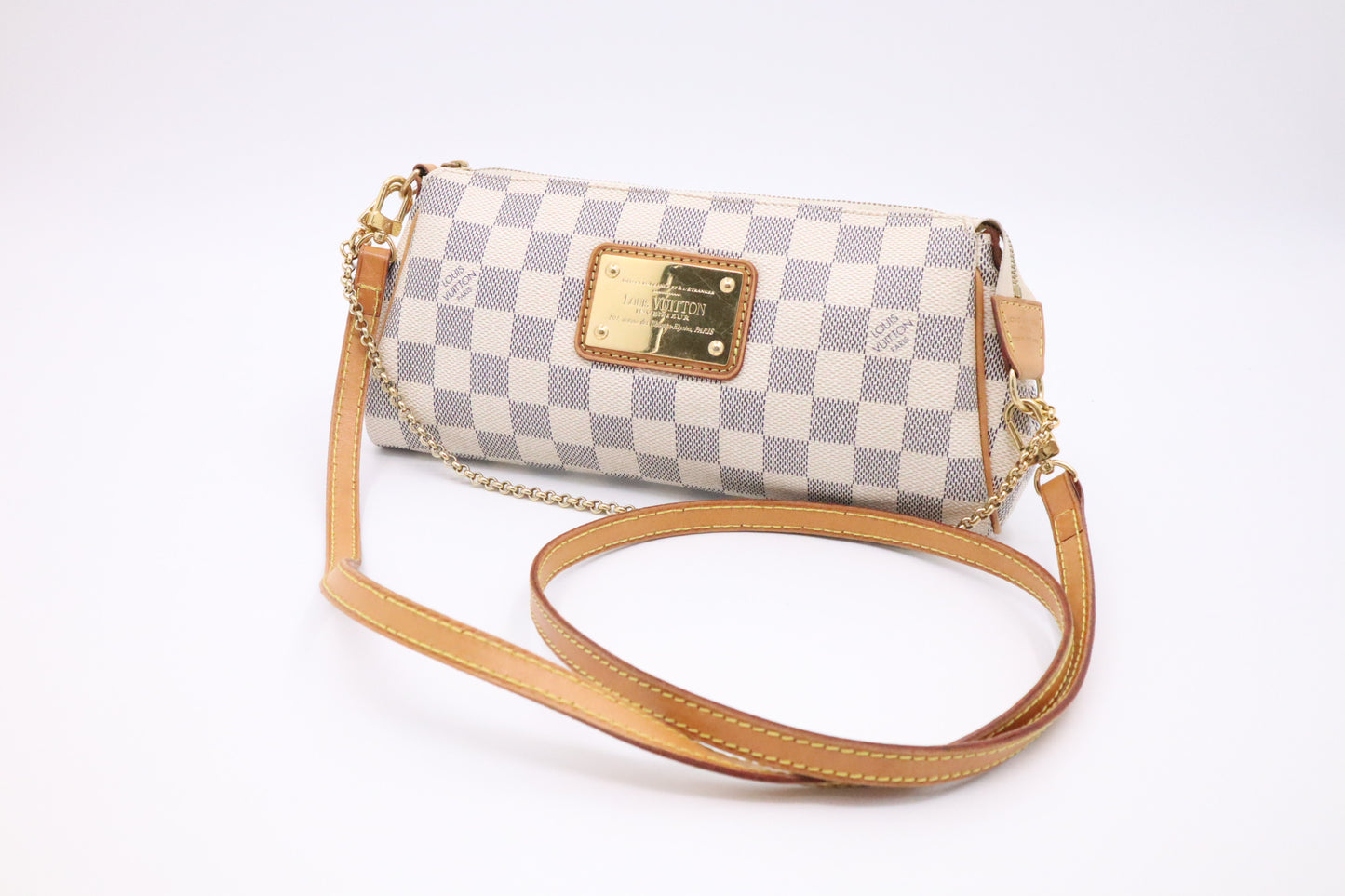 Louis Vuitton Eva in Damier Azur Canvas