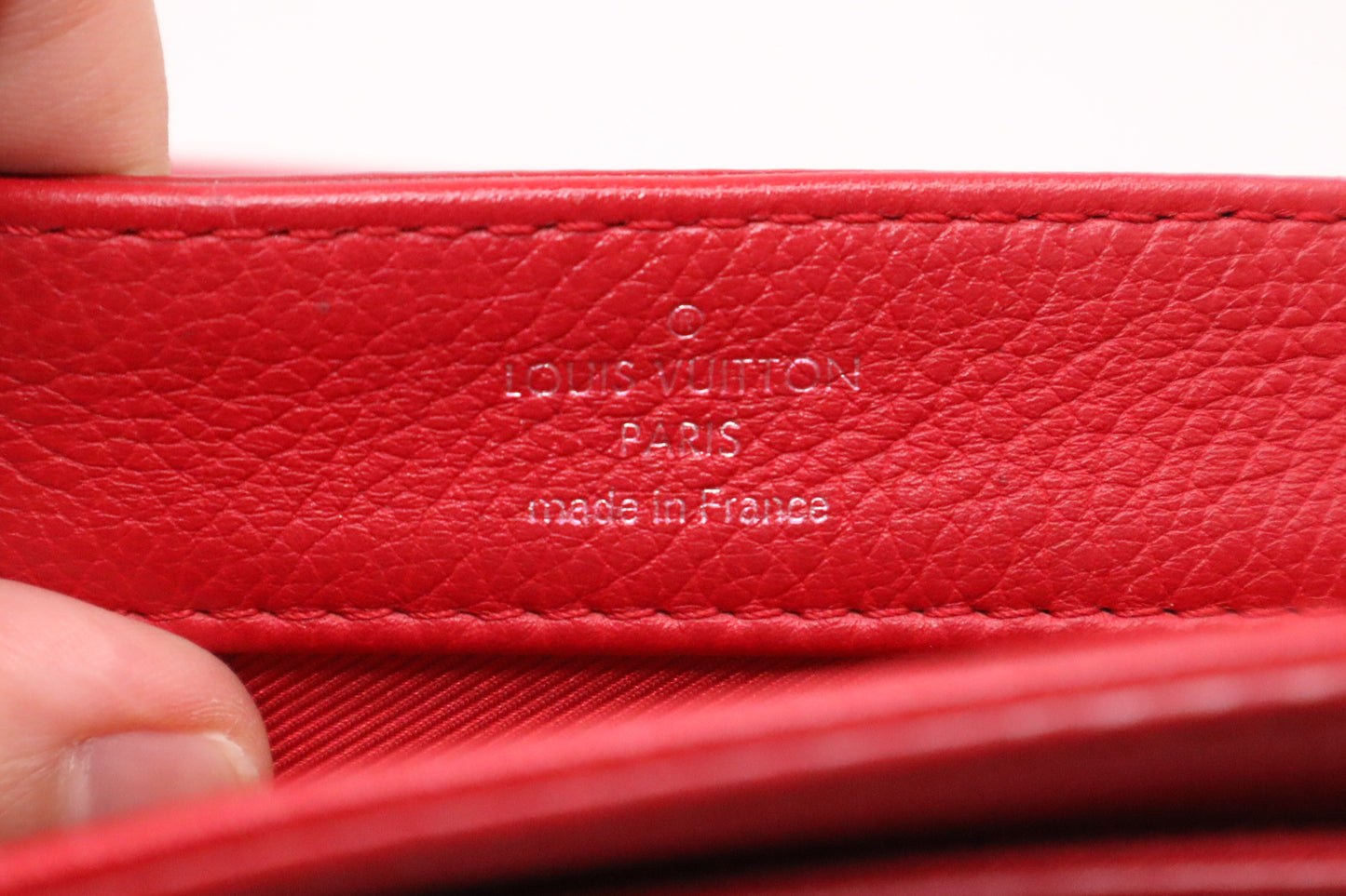 Louis Vuitton Lockme II BB in Red Leather