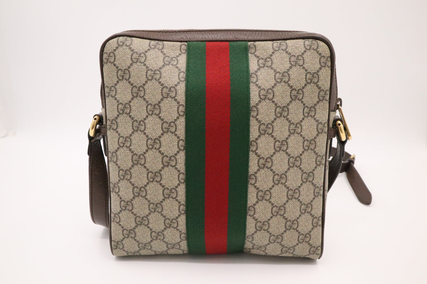 Gucci Ophidia Small Messenger Bag in GG Supreme Canvas