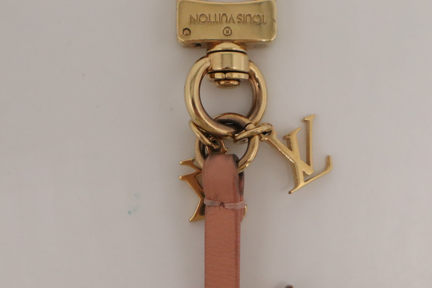 Louis Vuitton Rabbit Charm in Pink Leather