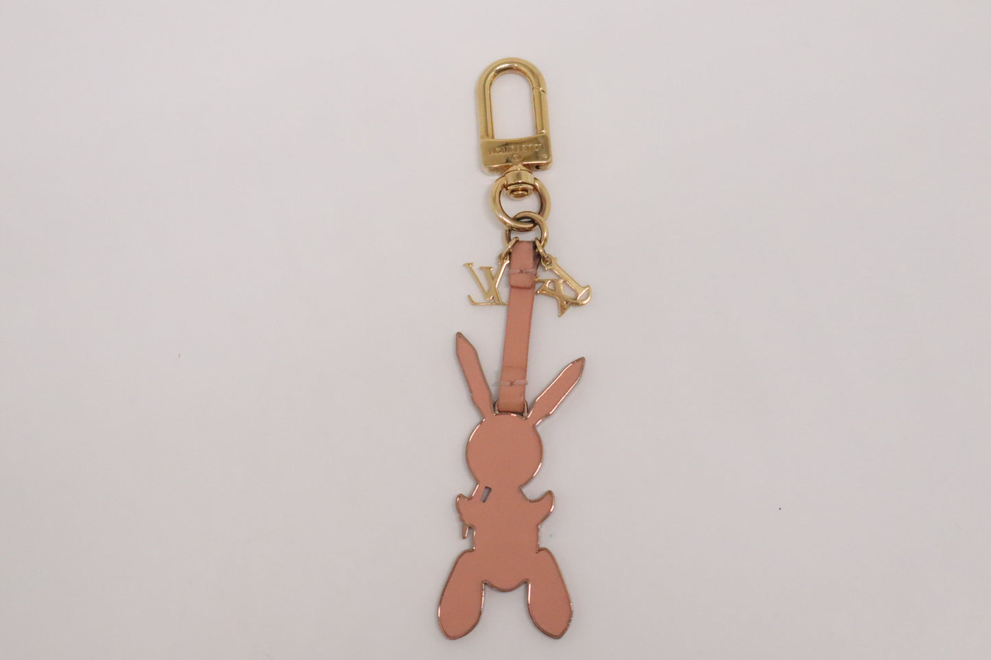 Louis Vuitton Rabbit Charm in Pink Leather