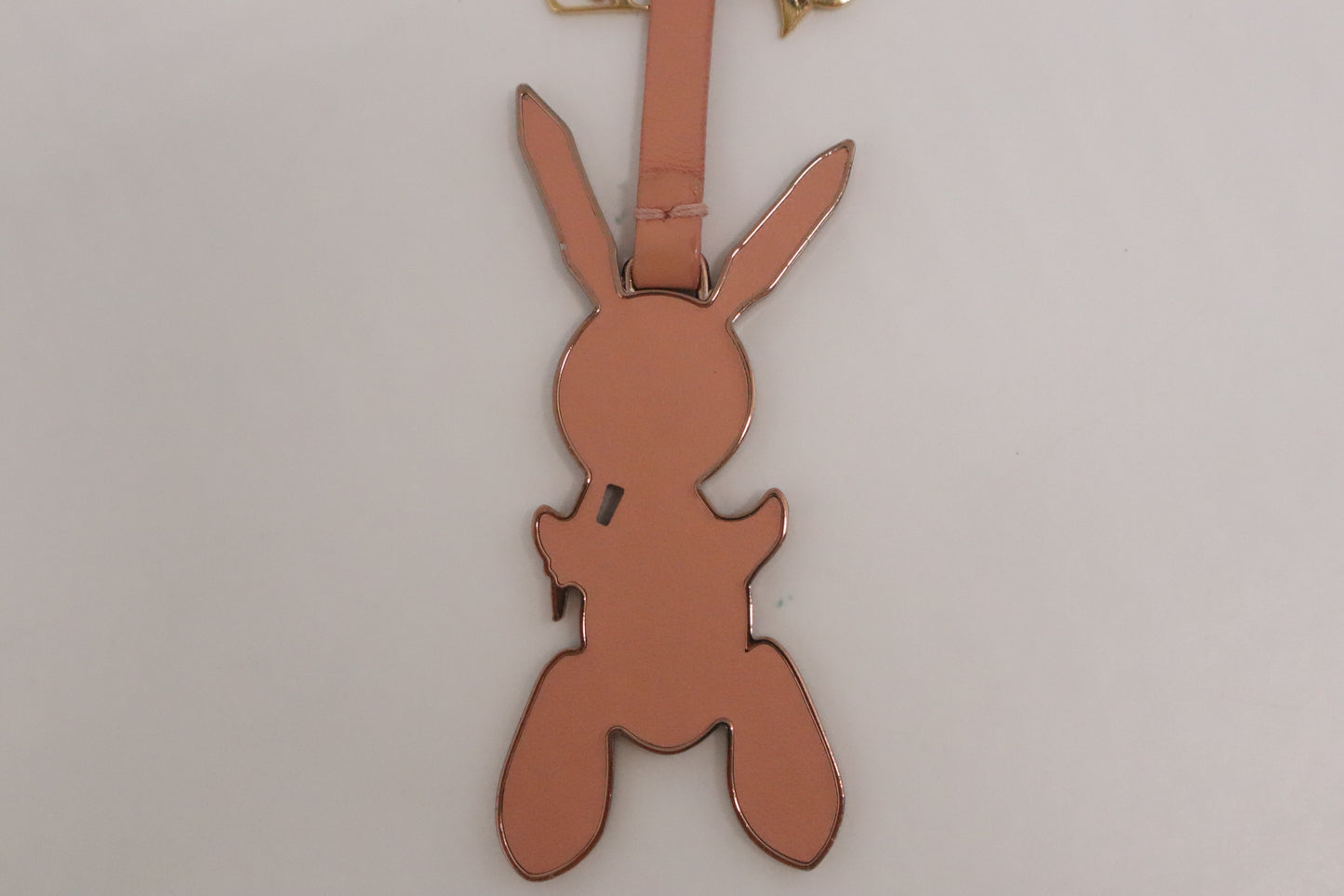 Louis Vuitton Rabbit Charm in Pink Leather