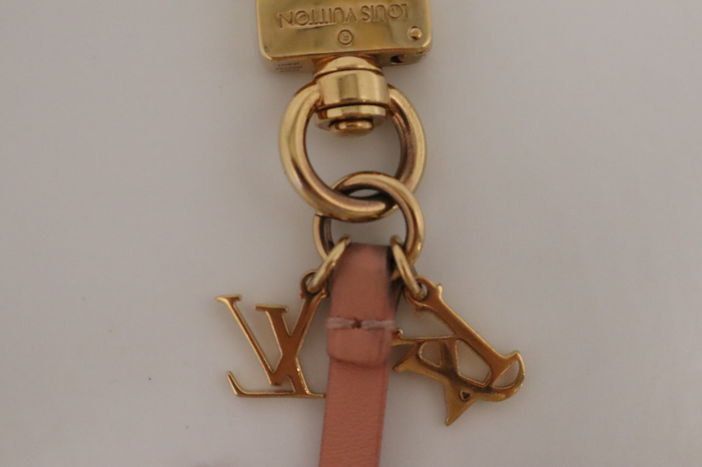 Louis Vuitton Rabbit Charm in Pink Leather
