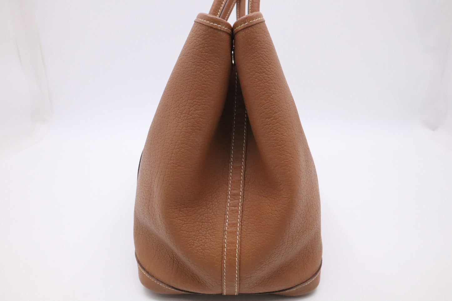 Hermes Garden Party 36 in Brown Leather