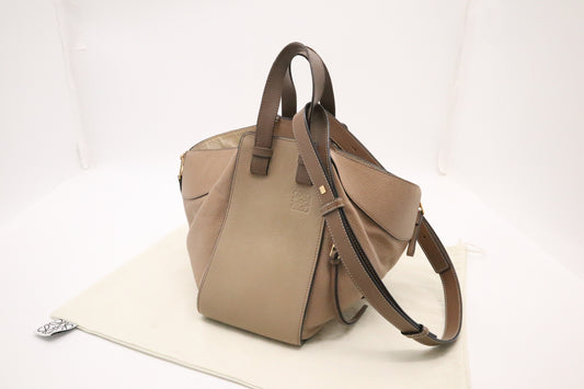 LOEWE Small Hammock Bag in Sand Leather