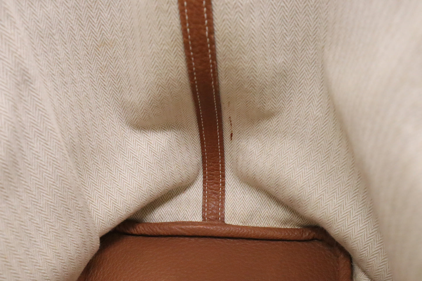 Hermes Garden Party 36 in Brown Leather