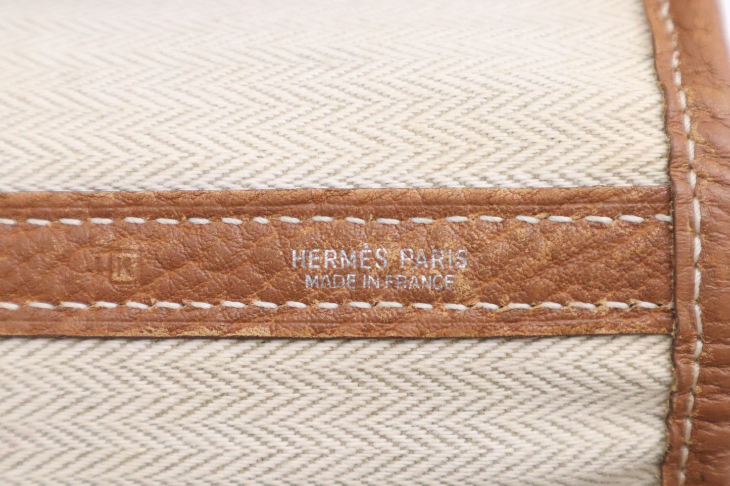Hermes Garden Party 36 in Brown Leather