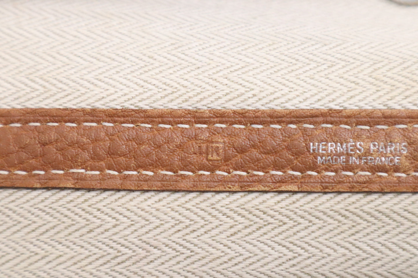 Hermes Garden Party 36 in Brown Leather