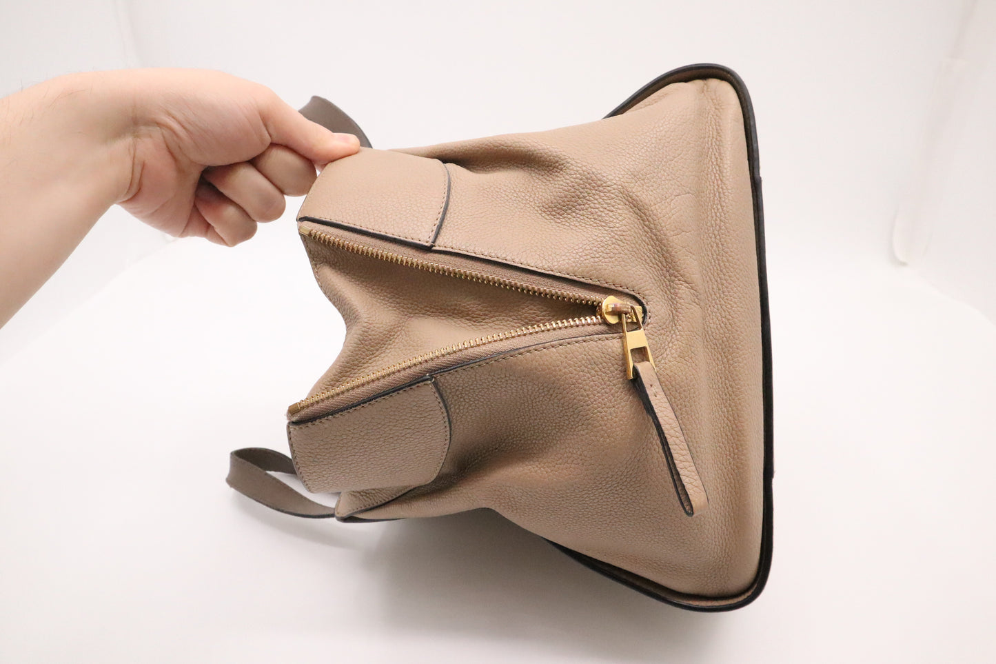 LOEWE Small Hammock Bag in Sand Leather