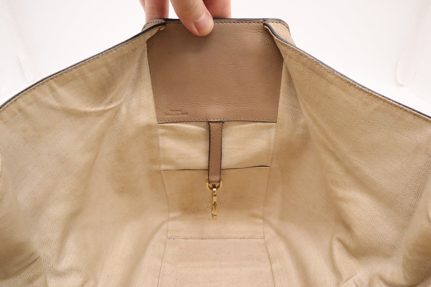 LOEWE Small Hammock Bag in Sand Leather