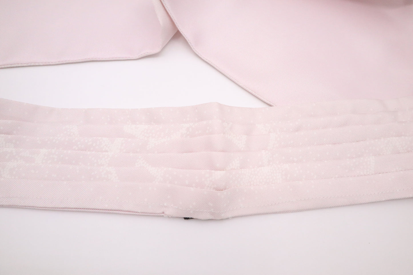Chanel Snowflakes and Stars Scarf Tie in Pink Silk