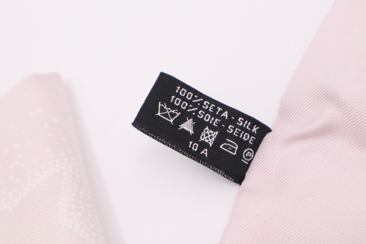 Chanel Snowflakes and Stars Scarf Tie in Pink Silk