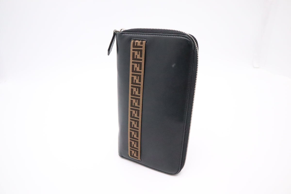 Fendi Long Wallet in Black Leather – Weekly Lux Drop