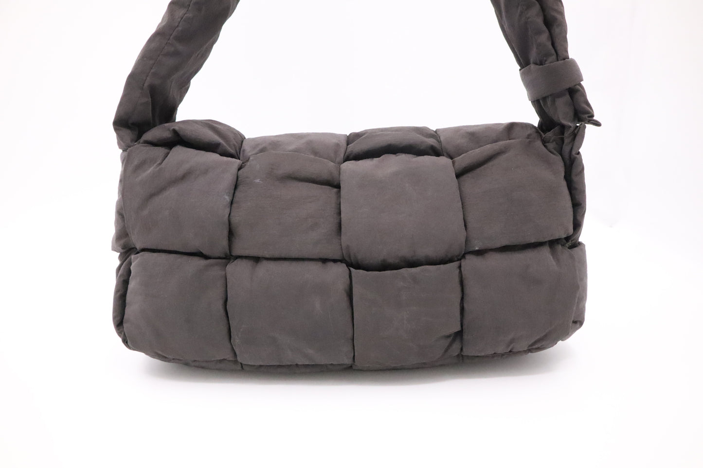 Bottega Veneta Padded Tech Cassette in Brown Nylon