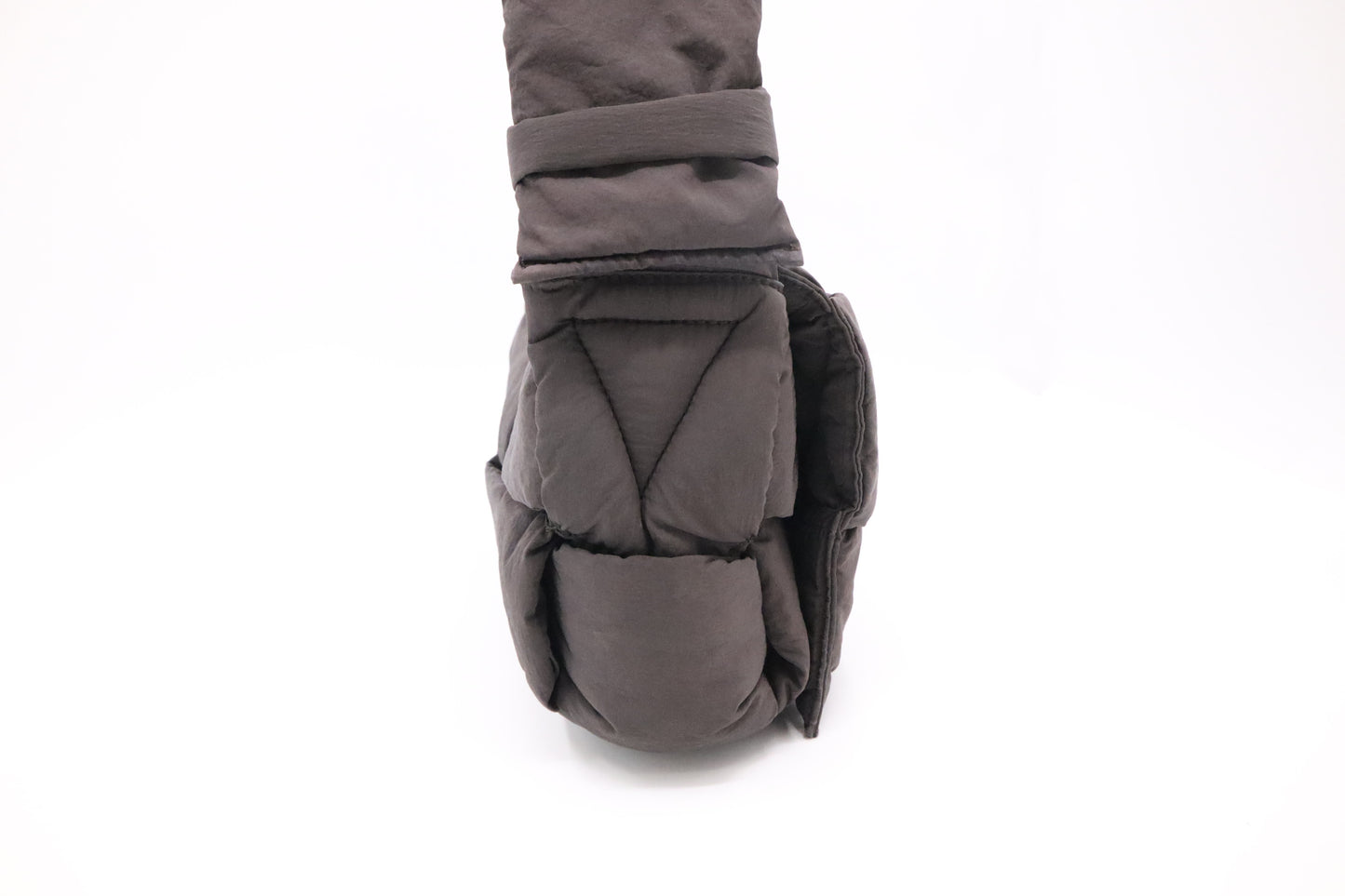 Bottega Veneta Padded Tech Cassette in Brown Nylon