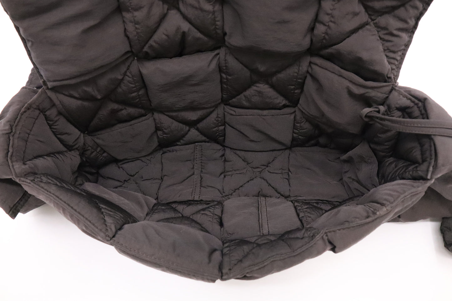 Bottega Veneta Padded Tech Cassette in Brown Nylon