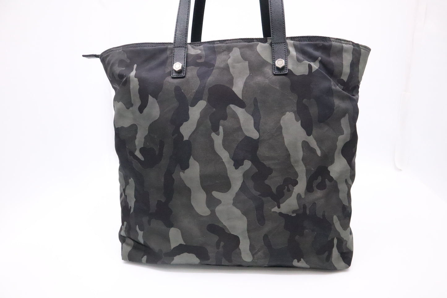 Prada Tote in Green Camouflage Nylon