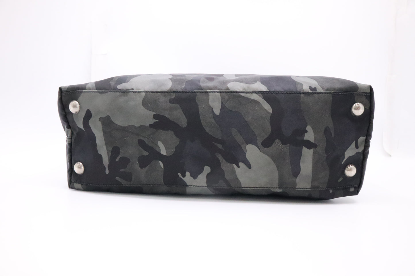 Prada Tote in Green Camouflage Nylon