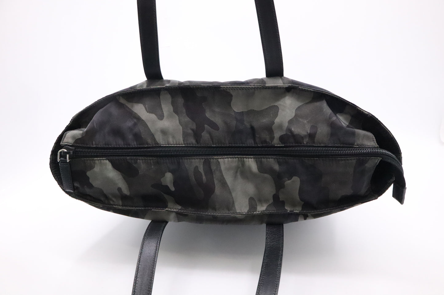 Prada Tote in Green Camouflage Nylon