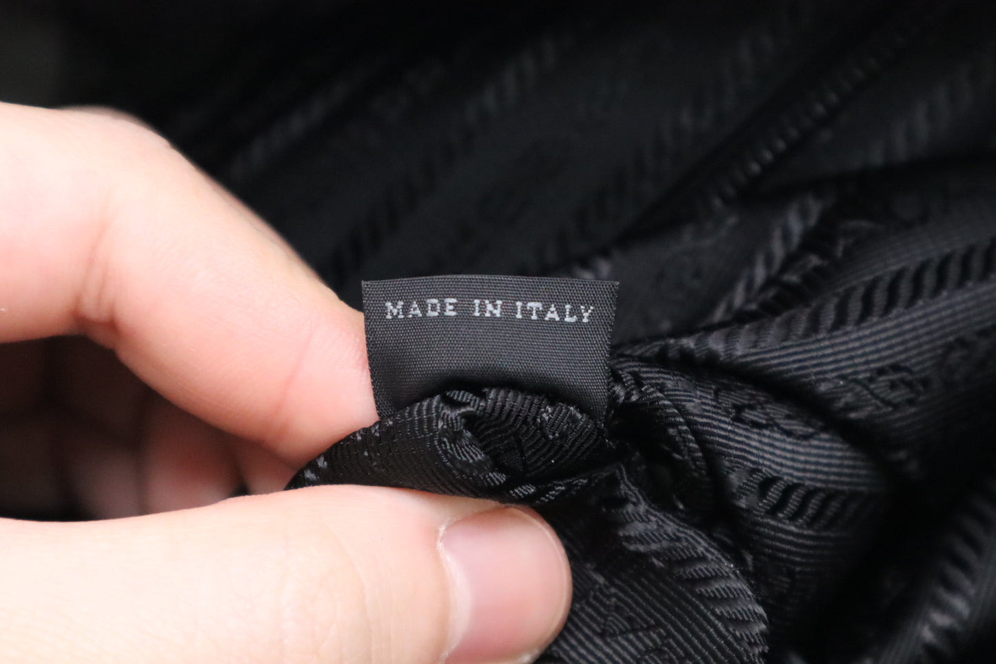 Prada Tote in Green Camouflage Nylon