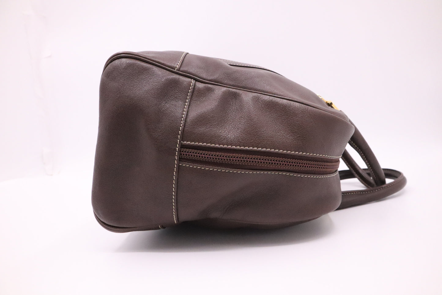 Loewe Bowling Bag in Brown Leather