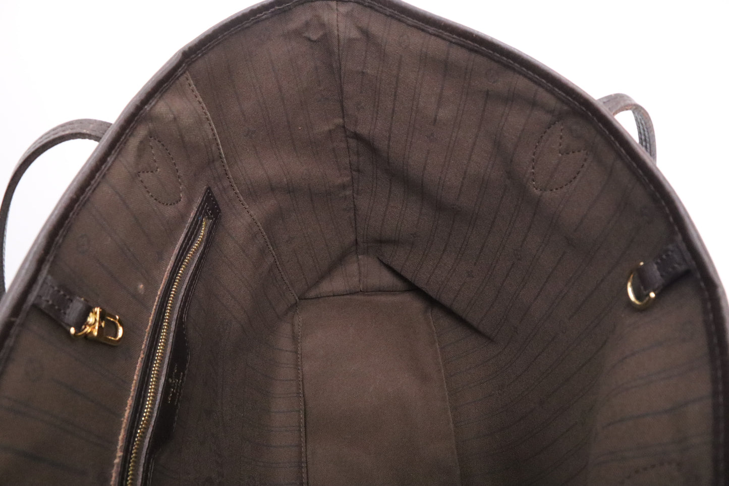 Louis Vuitton Mini Lin Idylle Neverfull MM Tote Bag in Ebene Monogram