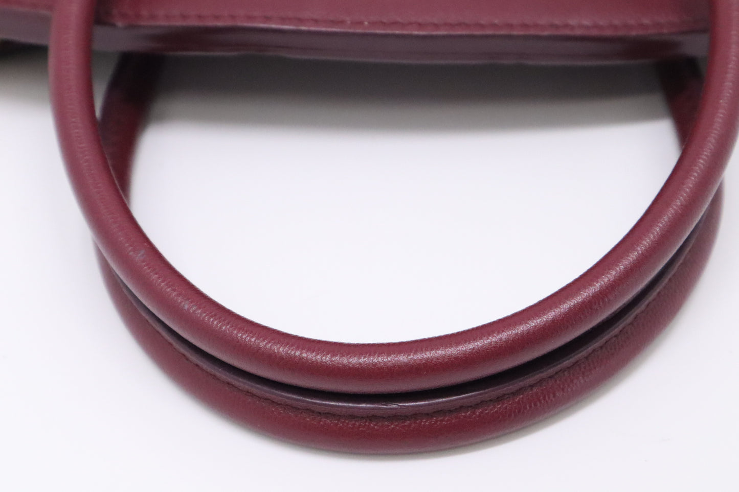 Louis Vuitton Florine Shoulder Bag in Burgundy Leather and Monogram Canvas