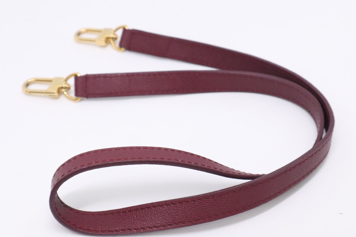 Louis Vuitton Florine Shoulder Bag in Burgundy Leather and Monogram Canvas