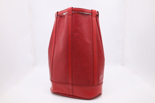 Louis Vuitton Randonnee GM in Red Epi Leather