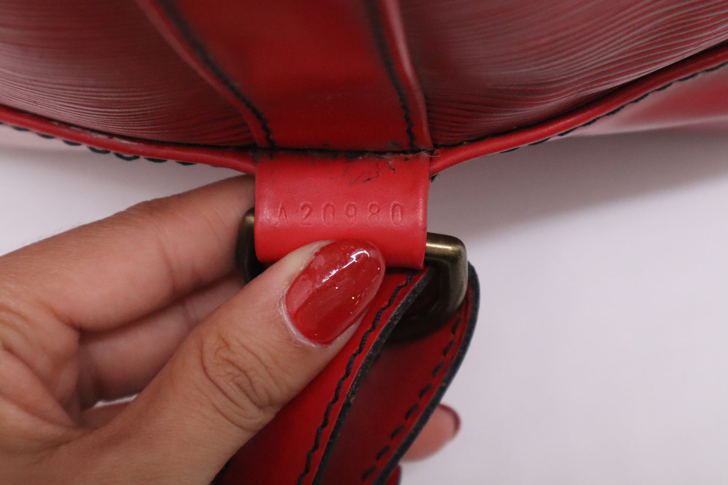 Louis Vuitton Randonnee GM in Red Epi Leather