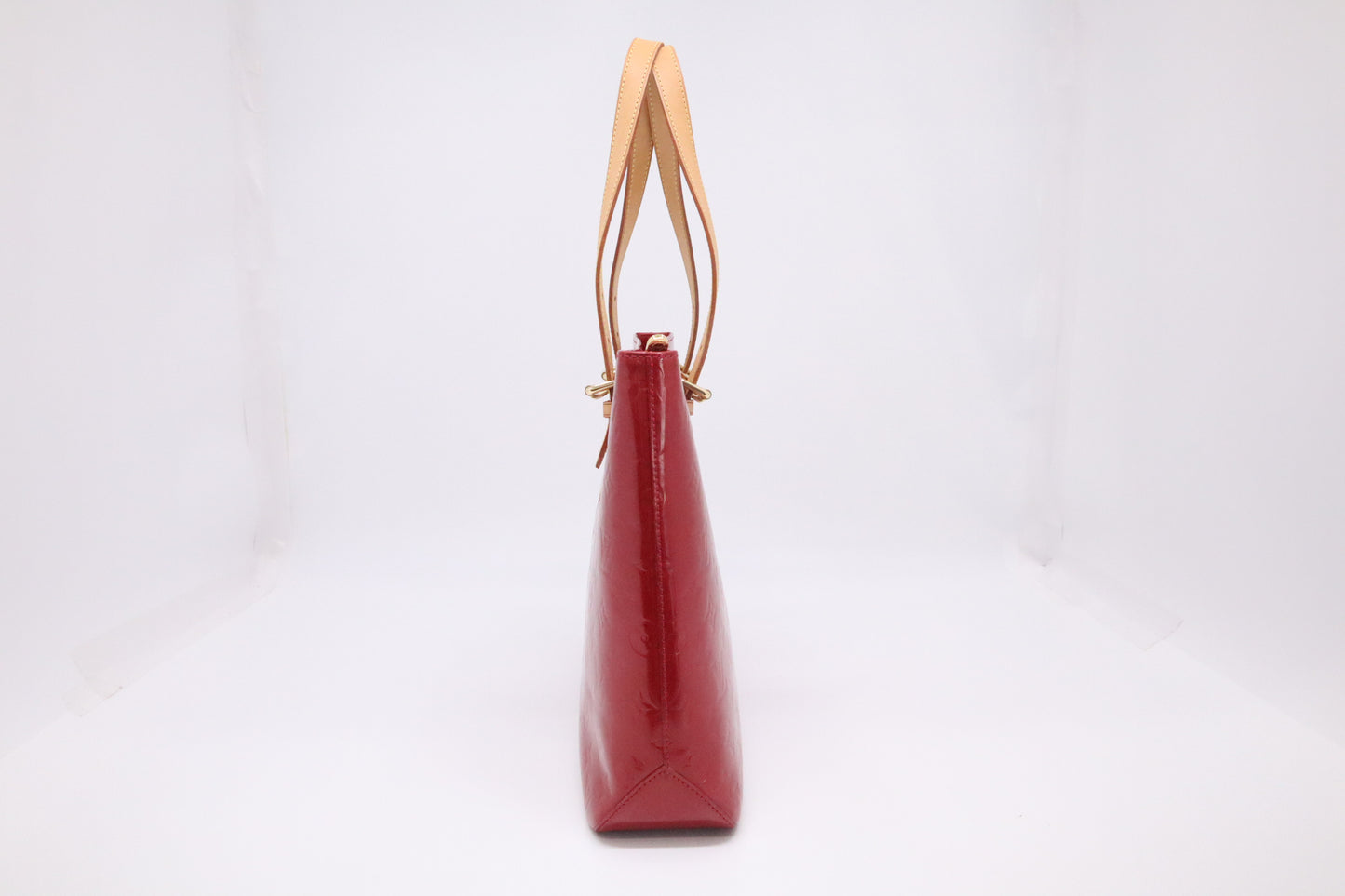 Louis Vuitton Brentwood Tote in Red Vernis Leather