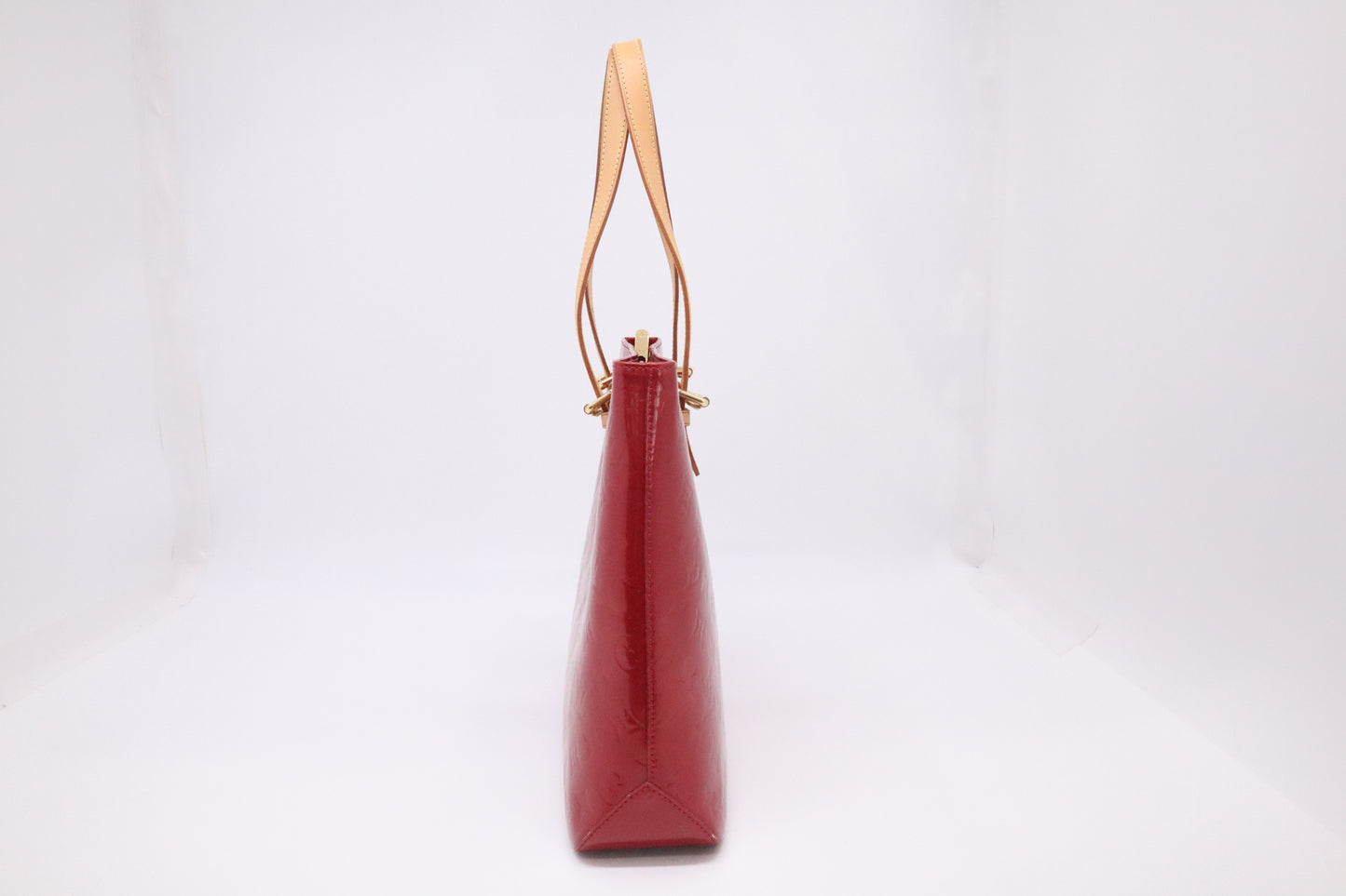 Louis Vuitton Brentwood Tote in Red Vernis Leather