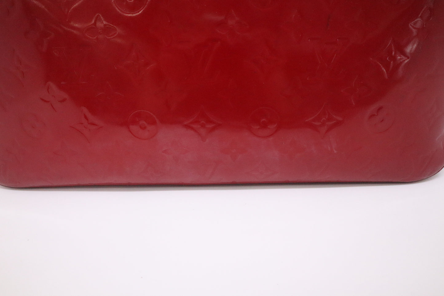 Louis Vuitton Brentwood Tote in Red Vernis Leather