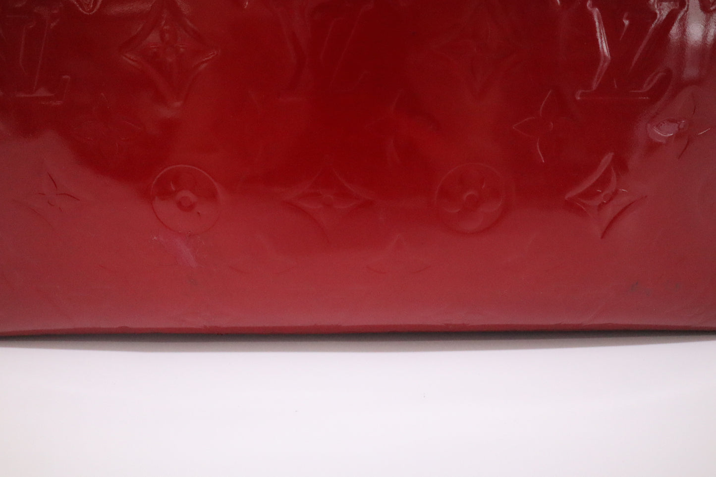 Louis Vuitton Brentwood Tote in Red Vernis Leather