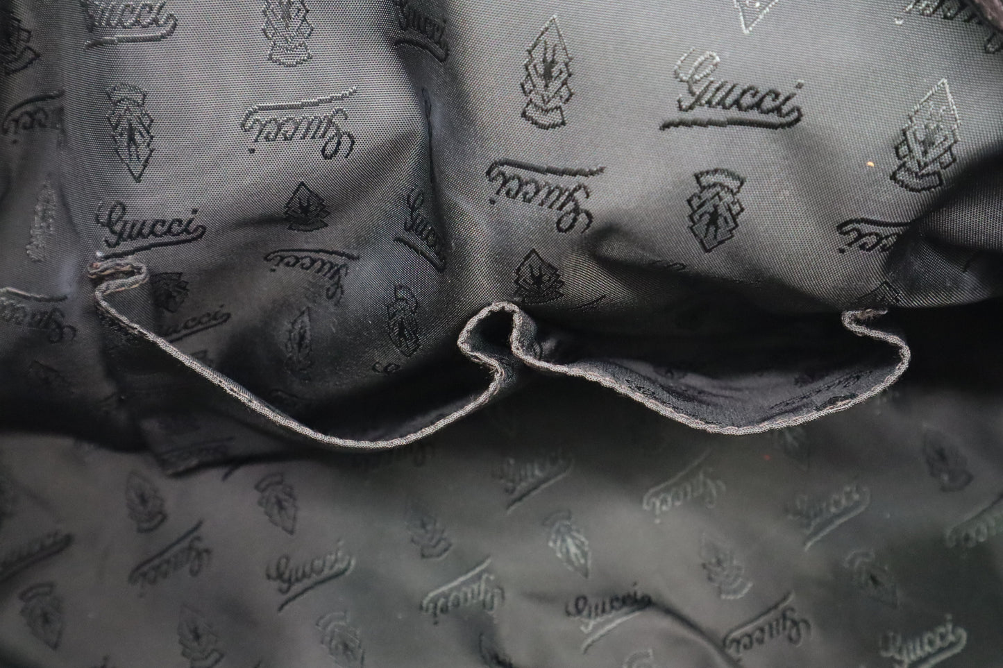 Gucci Zipped Tote Bag in Brown GG Coated Canvas