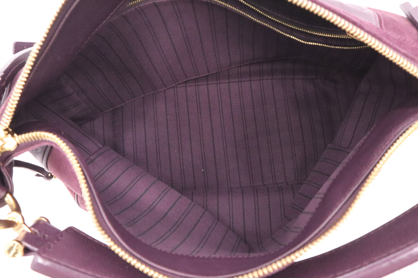 Louis Vuitton Audacieuse in Purple Empreinte Leather