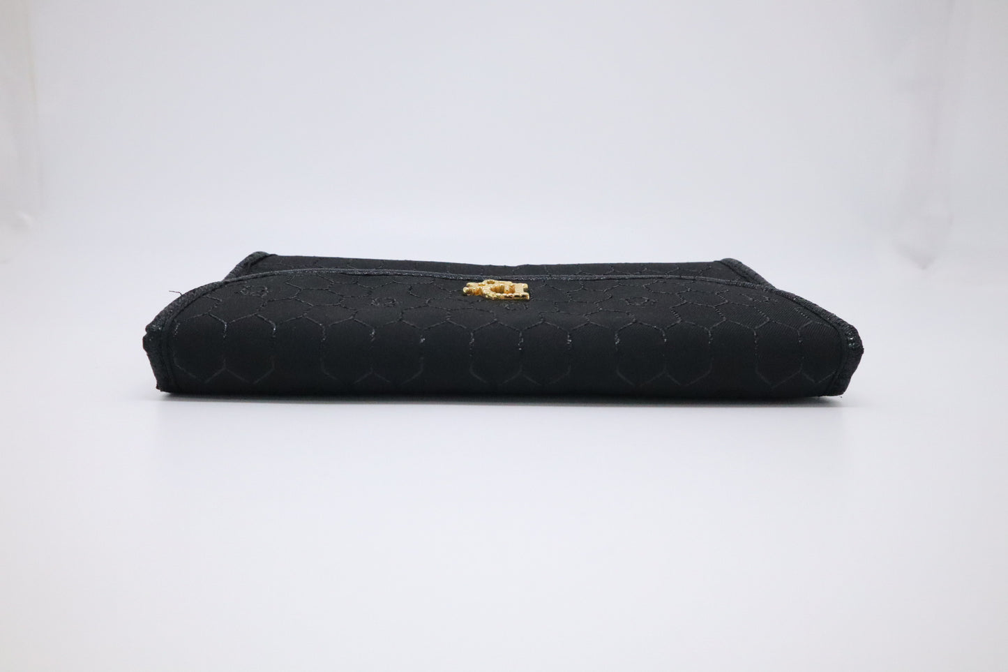 Dior Trotter Chain Shoulder Bag in Black Canvas
