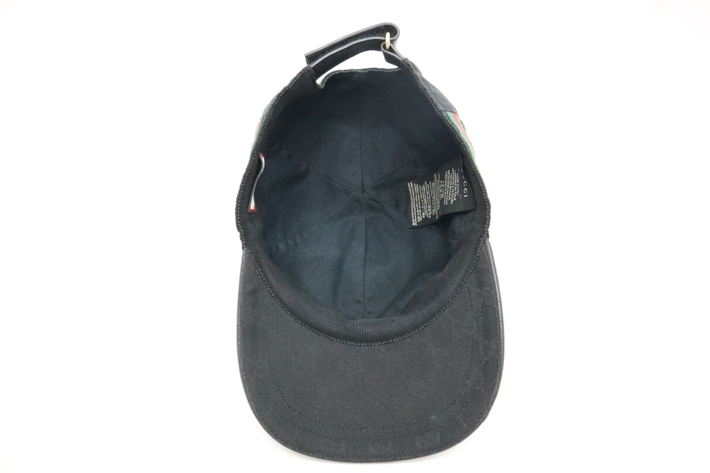 Gucci Cap in Black GG Canvas