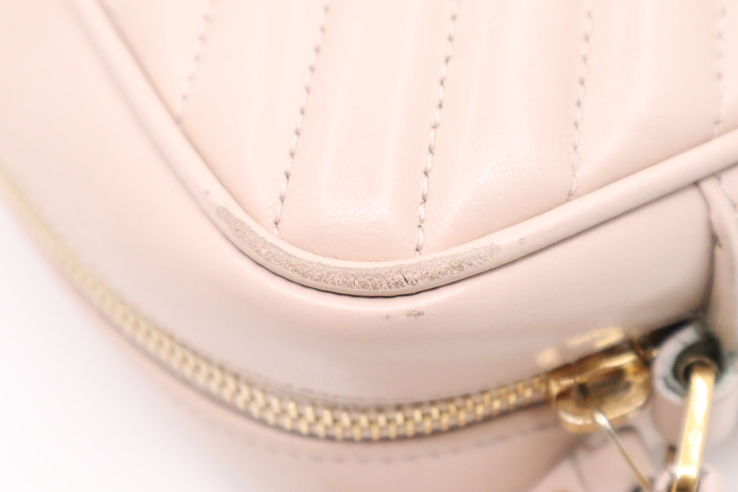 YSL Saint Laurent Lou Camera Bag in Nude Pink Leather